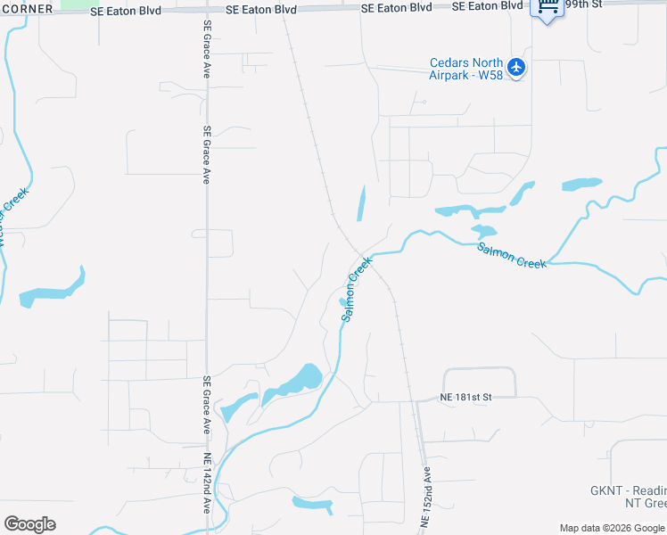 map of restaurants, bars, coffee shops, grocery stores, and more near 18617 Northeast Cedar Drive in Battle Ground