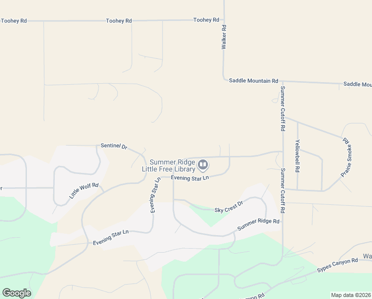 map of restaurants, bars, coffee shops, grocery stores, and more near 701 Summer Ridge Road in Bozeman