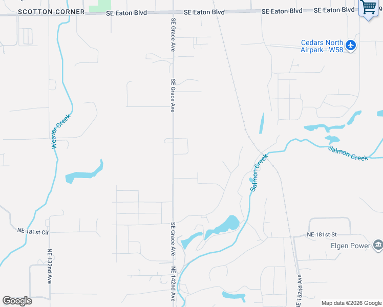 map of restaurants, bars, coffee shops, grocery stores, and more near 3021 Southeast 11th Avenue in Battle Ground