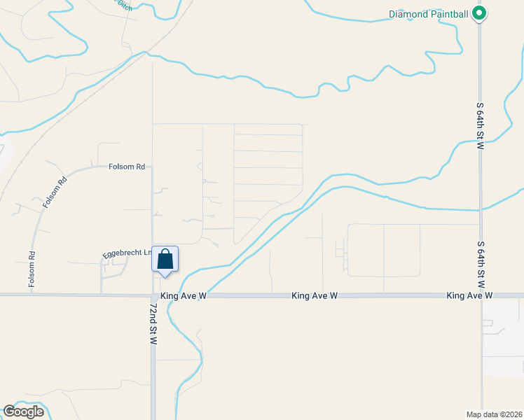 map of restaurants, bars, coffee shops, grocery stores, and more near 529 Eggebrecht Lane in Billings