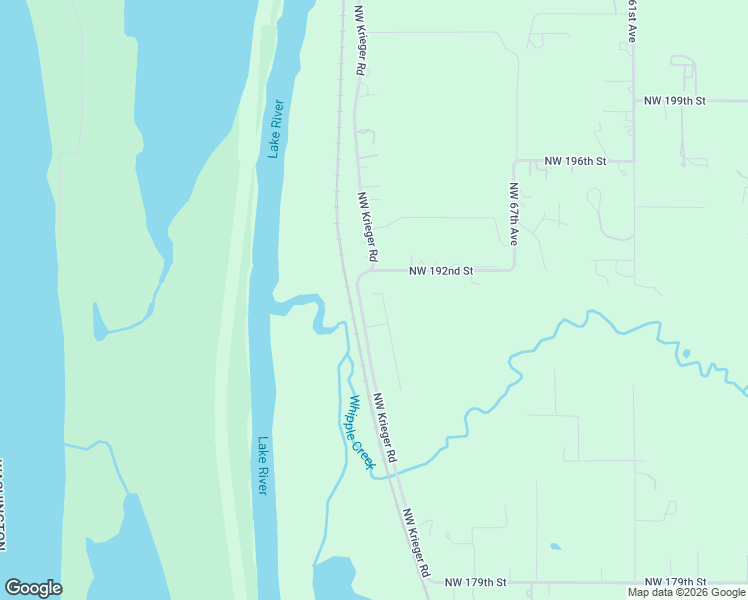 map of restaurants, bars, coffee shops, grocery stores, and more near 19204 Northwest Krieger Road in Ridgefield