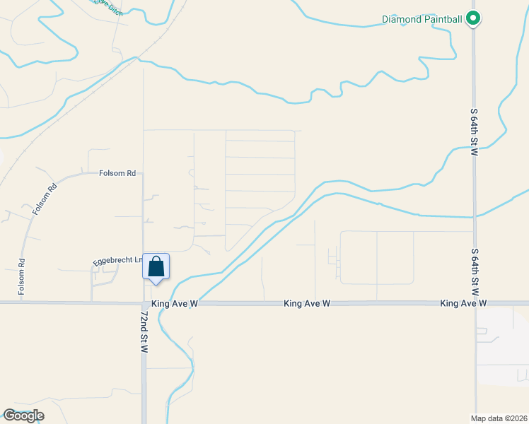map of restaurants, bars, coffee shops, grocery stores, and more near 529 Eggebrecht Lane in Billings