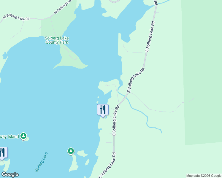 map of restaurants, bars, coffee shops, grocery stores, and more near N10627 Bay View Lane in Phillips