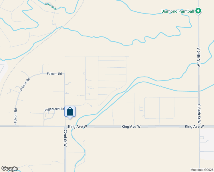 map of restaurants, bars, coffee shops, grocery stores, and more near 529 Eggebrecht Lane in Billings