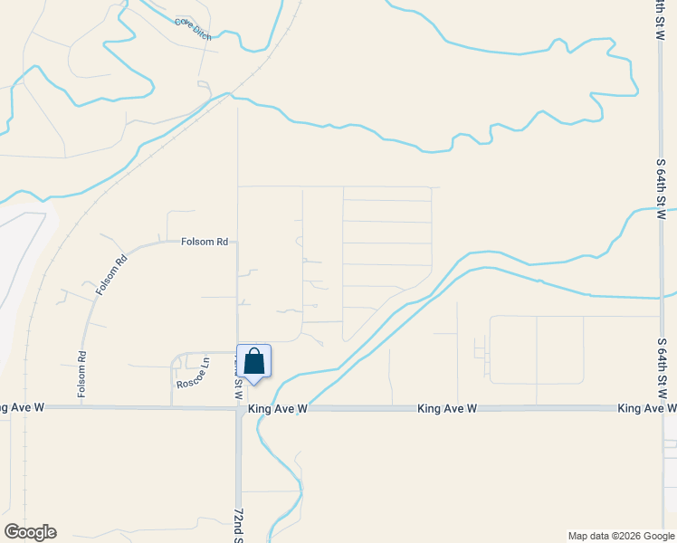 map of restaurants, bars, coffee shops, grocery stores, and more near 529 Eggebrecht Lane in Billings