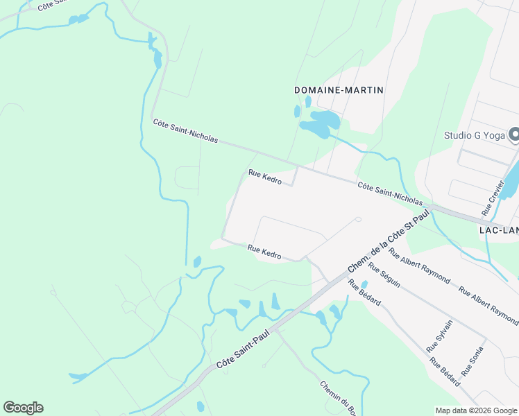 map of restaurants, bars, coffee shops, grocery stores, and more near 117 Rue Kenneth in Saint-Colomban