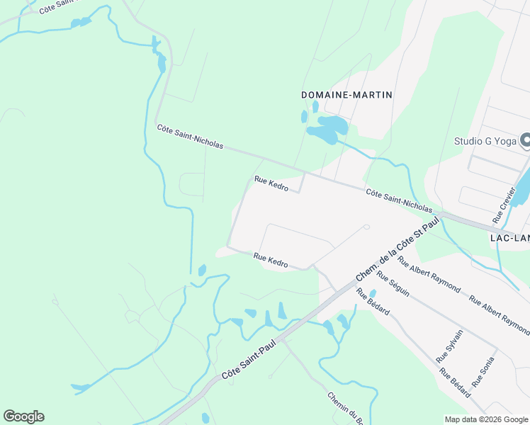 map of restaurants, bars, coffee shops, grocery stores, and more near 117 Rue Kenneth in Saint-Colomban