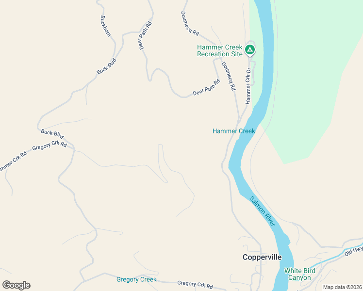 map of restaurants, bars, coffee shops, grocery stores, and more near Deer Path Road in White Bird