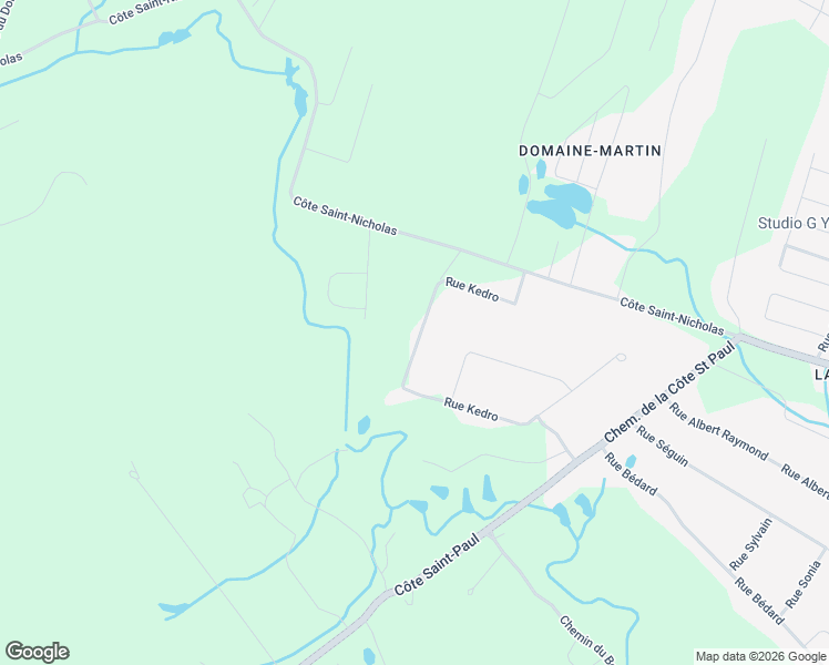 map of restaurants, bars, coffee shops, grocery stores, and more near 177 Rue Kedro in Saint-Colomban