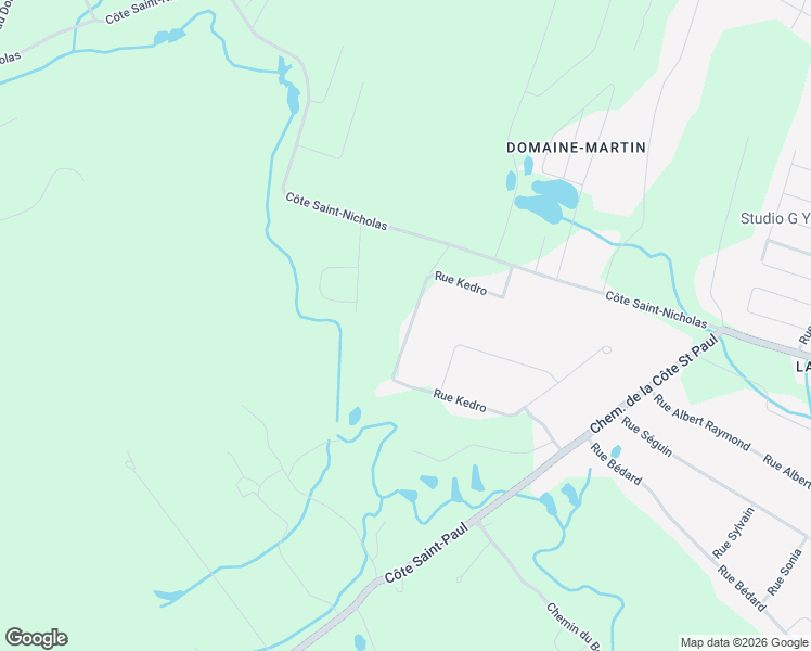 map of restaurants, bars, coffee shops, grocery stores, and more near 177 Rue Kedro in Saint-Colomban
