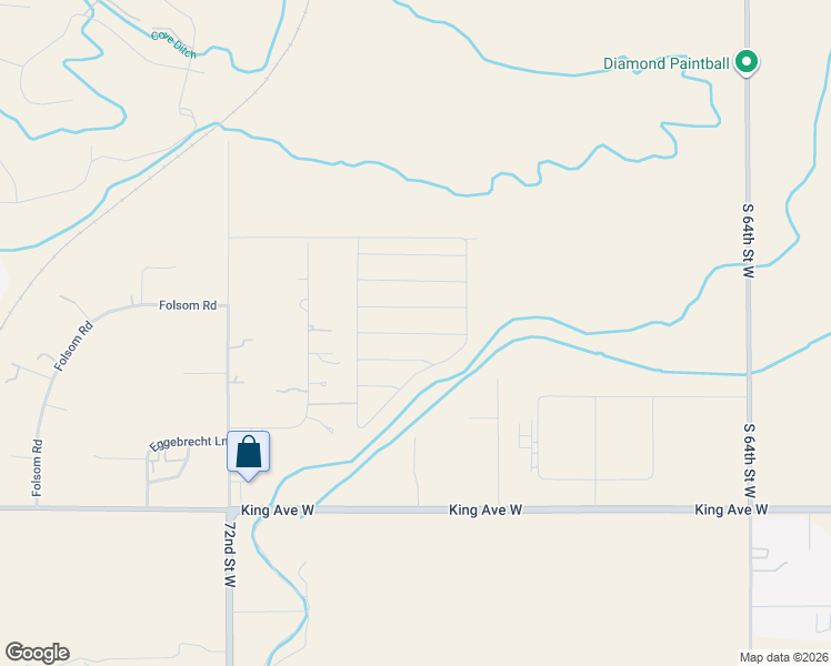 map of restaurants, bars, coffee shops, grocery stores, and more near 505 Eggebrecht Lane in Billings