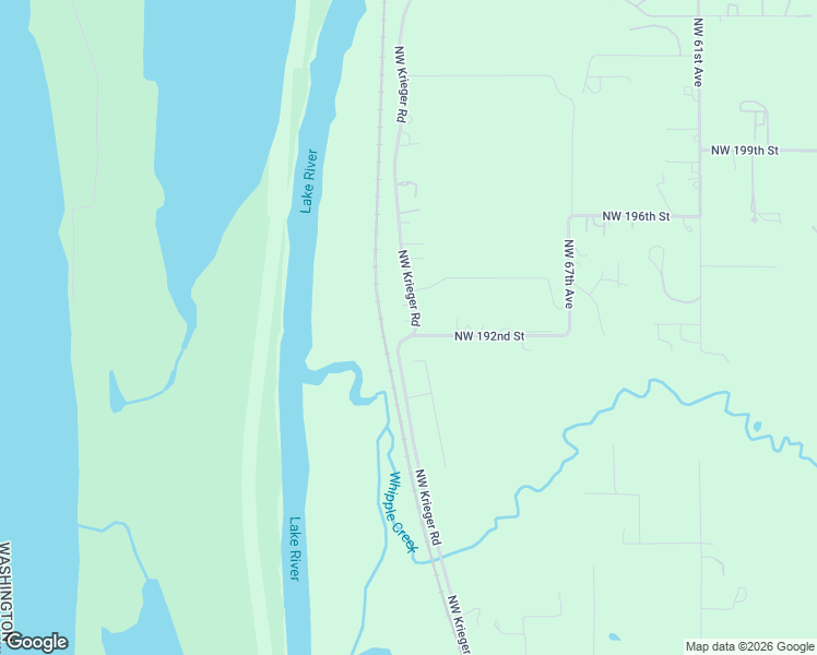 map of restaurants, bars, coffee shops, grocery stores, and more near 19204 Northwest Krieger Road in Ridgefield
