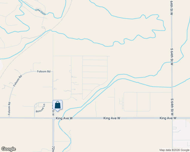 map of restaurants, bars, coffee shops, grocery stores, and more near 505 Eggebrecht Lane in Billings