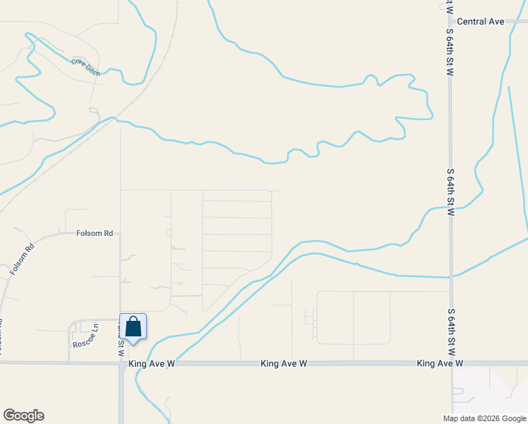 map of restaurants, bars, coffee shops, grocery stores, and more near 403 Eggebrecht Lane in Billings
