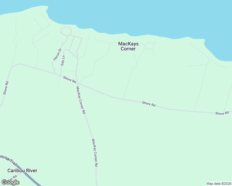 map of restaurants, bars, coffee shops, grocery stores, and more near 449 Shore Road in Pictou