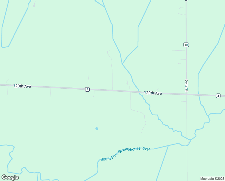 map of restaurants, bars, coffee shops, grocery stores, and more near 120th Avenue in Kanabec County