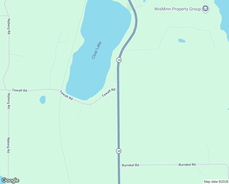 map of restaurants, bars, coffee shops, grocery stores, and more near 7703 Tewalt Road in Siren