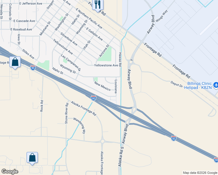 map of restaurants, bars, coffee shops, grocery stores, and more near 919 New Mexico in Belgrade