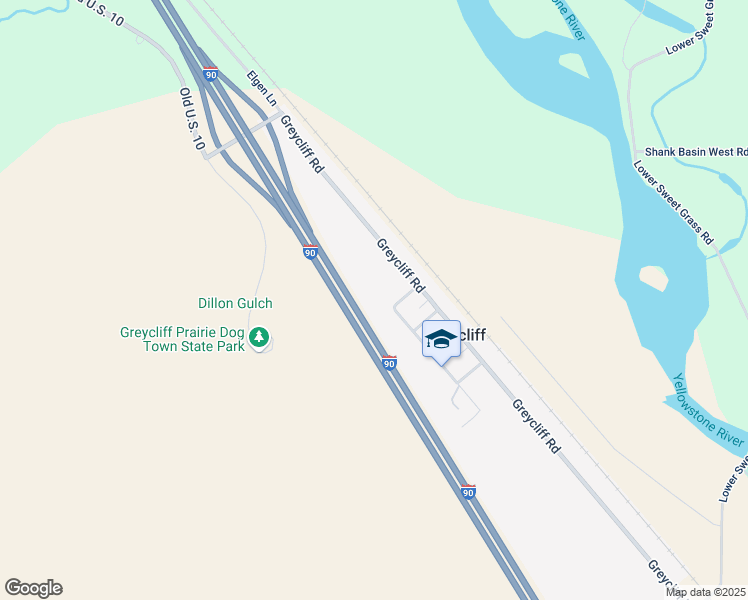 map of restaurants, bars, coffee shops, grocery stores, and more near 790 Highway 10 East in Big Timber