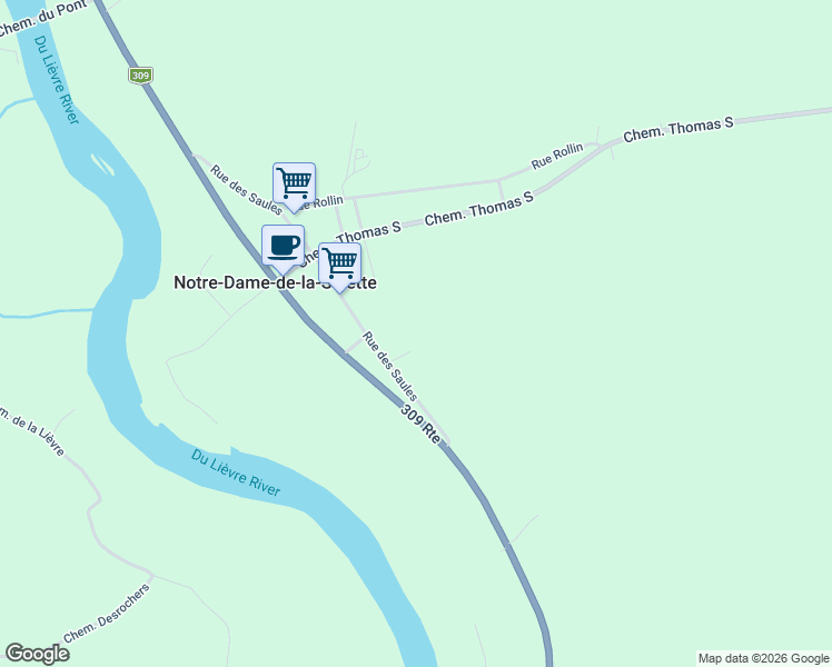 map of restaurants, bars, coffee shops, grocery stores, and more near 23 Rue des Saules in Notre-Dame-de-la-Salette