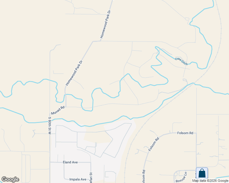 map of restaurants, bars, coffee shops, grocery stores, and more near Wood Duck Circle in Billings