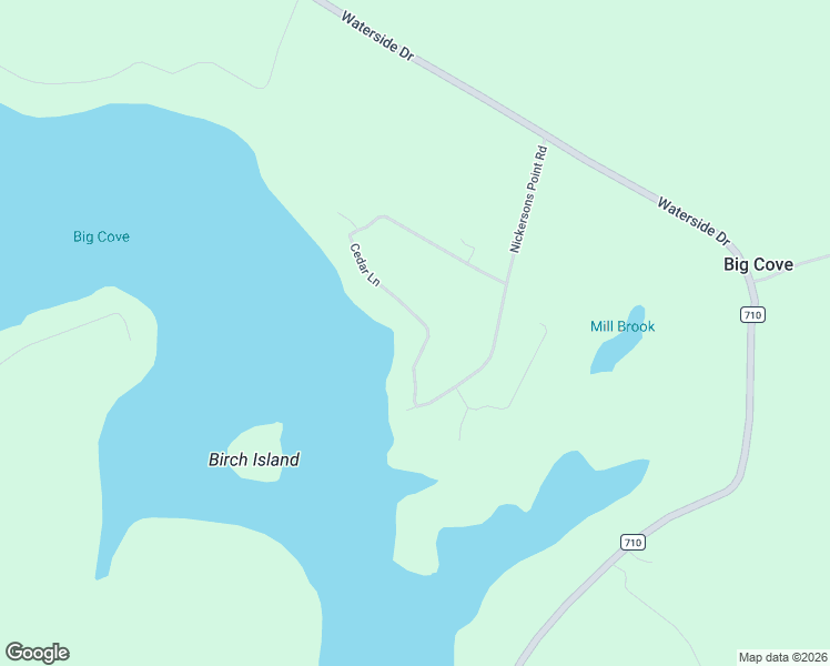 map of restaurants, bars, coffee shops, grocery stores, and more near Cedar Lane in Big Cove