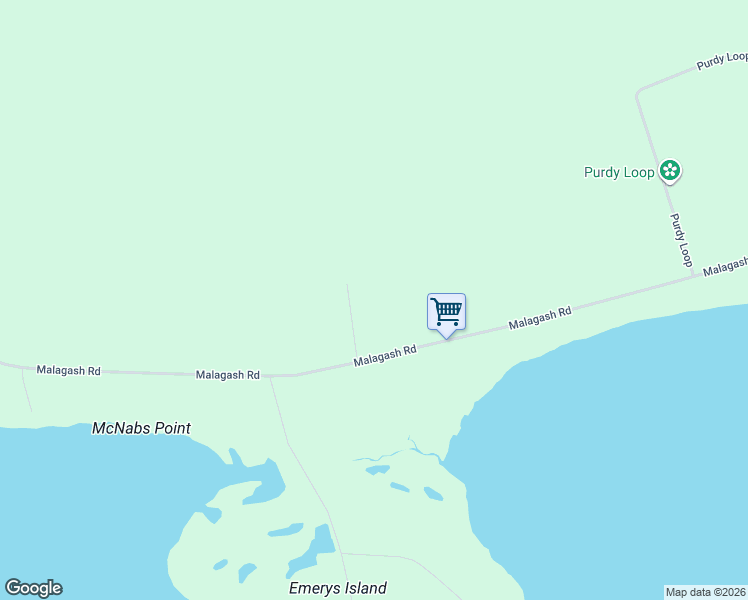 map of restaurants, bars, coffee shops, grocery stores, and more near 36 Saltwater Drive in Cumberland County