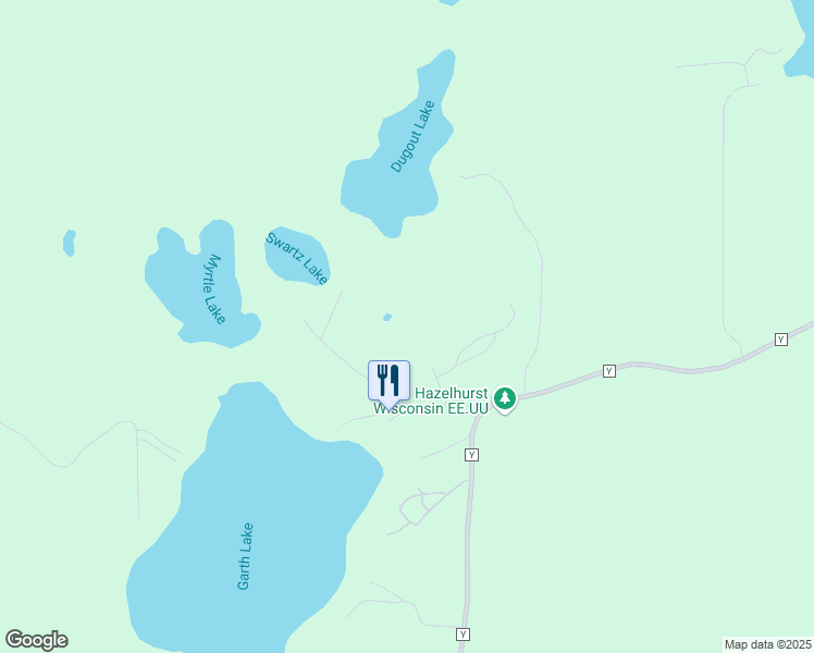 map of restaurants, bars, coffee shops, grocery stores, and more near 6209 Sandy Beach Lane in Hazelhurst