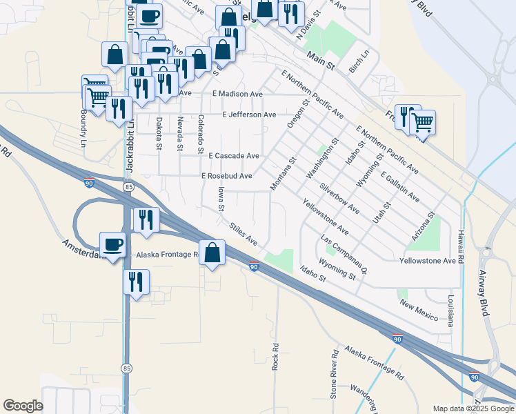 map of restaurants, bars, coffee shops, grocery stores, and more near 910 Shirley Place in Belgrade