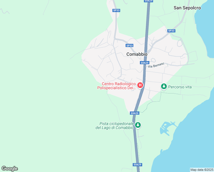 map of restaurants, bars, coffee shops, grocery stores, and more near 870 Via L. Fontana in Comabbio