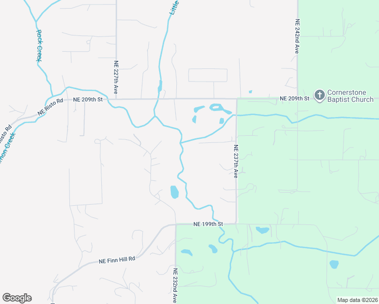 map of restaurants, bars, coffee shops, grocery stores, and more near 23303 Northeast 206th Street in Battle Ground