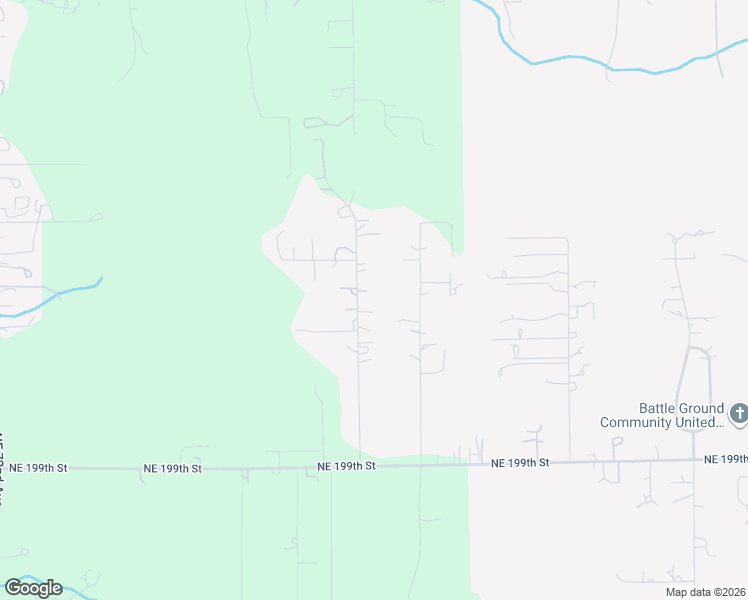 map of restaurants, bars, coffee shops, grocery stores, and more near 20519 Northeast 87th Avenue in Battle Ground