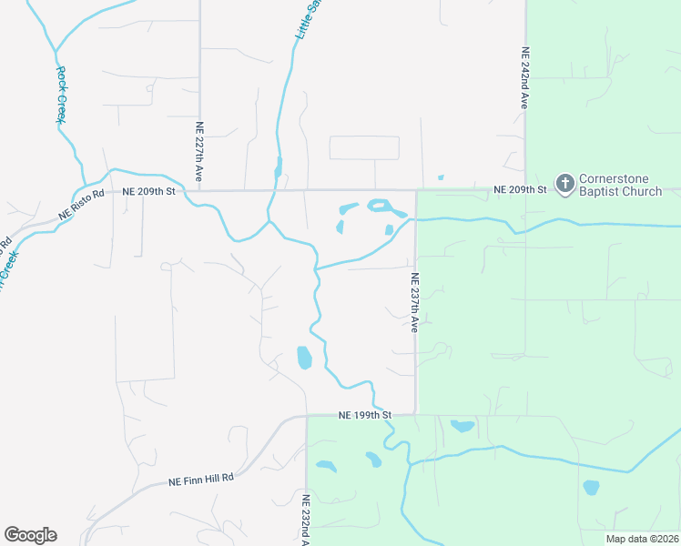 map of restaurants, bars, coffee shops, grocery stores, and more near 23303 Northeast 206th Street in Battle Ground