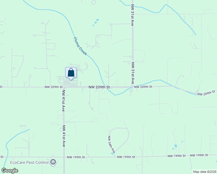 map of restaurants, bars, coffee shops, grocery stores, and more near 21001 Northwest 35th Court in Ridgefield