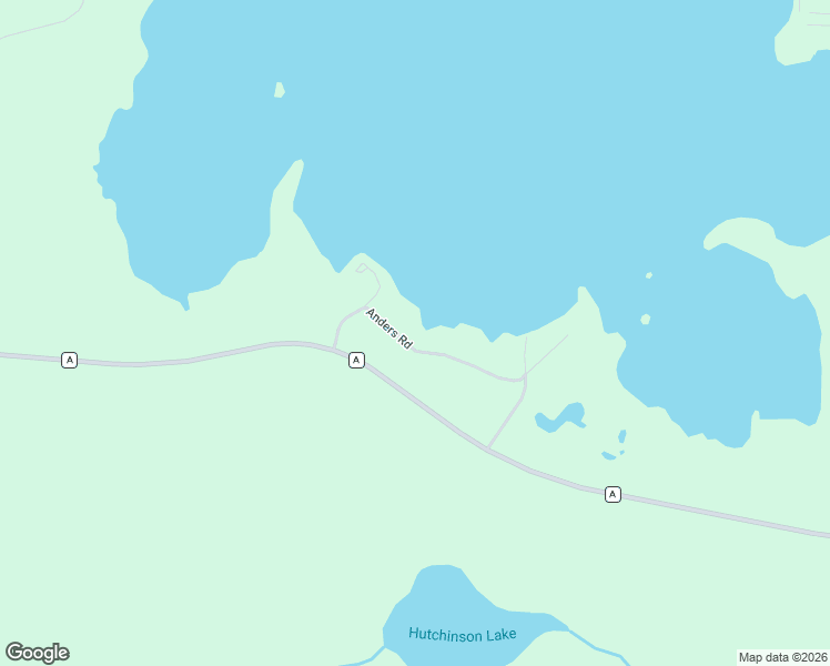 map of restaurants, bars, coffee shops, grocery stores, and more near 2522 Anders Road in Three Lakes