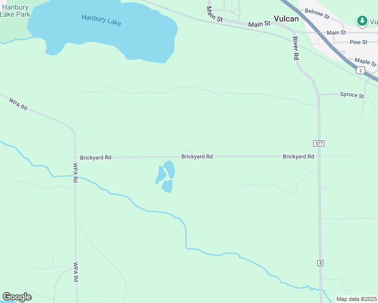 map of restaurants, bars, coffee shops, grocery stores, and more near Brickyard Road in Vulcan