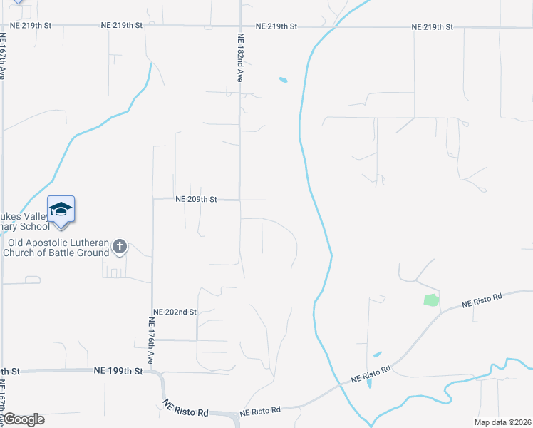 map of restaurants, bars, coffee shops, grocery stores, and more near 20815 Northeast 182nd Avenue in Battle Ground