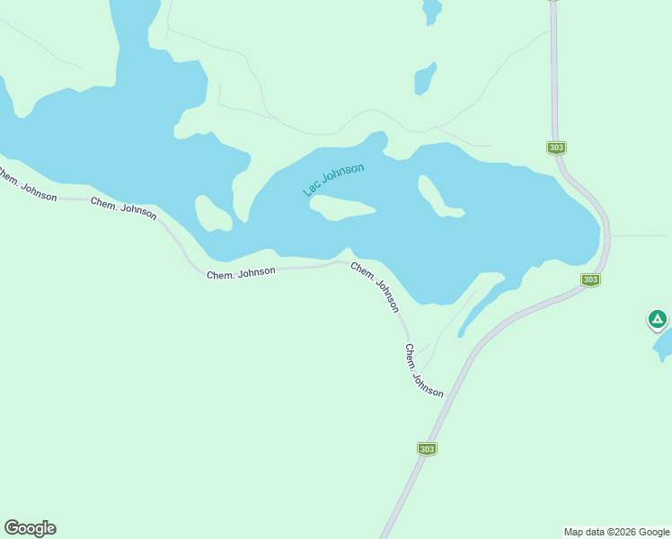 map of restaurants, bars, coffee shops, grocery stores, and more near Chemin Johnson in Outaouais