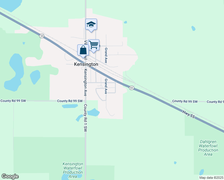 map of restaurants, bars, coffee shops, grocery stores, and more near 10 Runestone Drive in Kensington