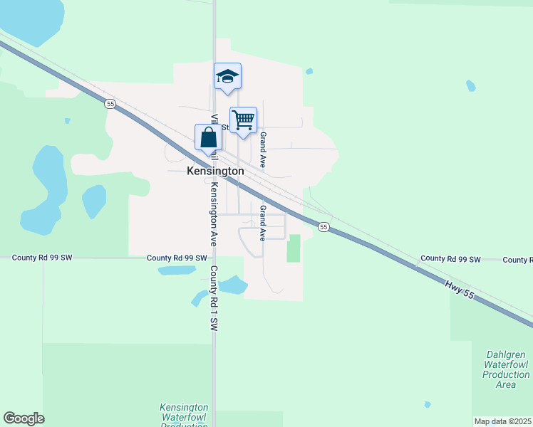 map of restaurants, bars, coffee shops, grocery stores, and more near 10 Runestone Drive in Kensington