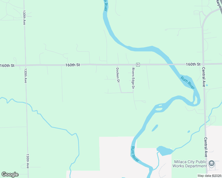 map of restaurants, bars, coffee shops, grocery stores, and more near 12447 Rolling Ridge Road in Milaca