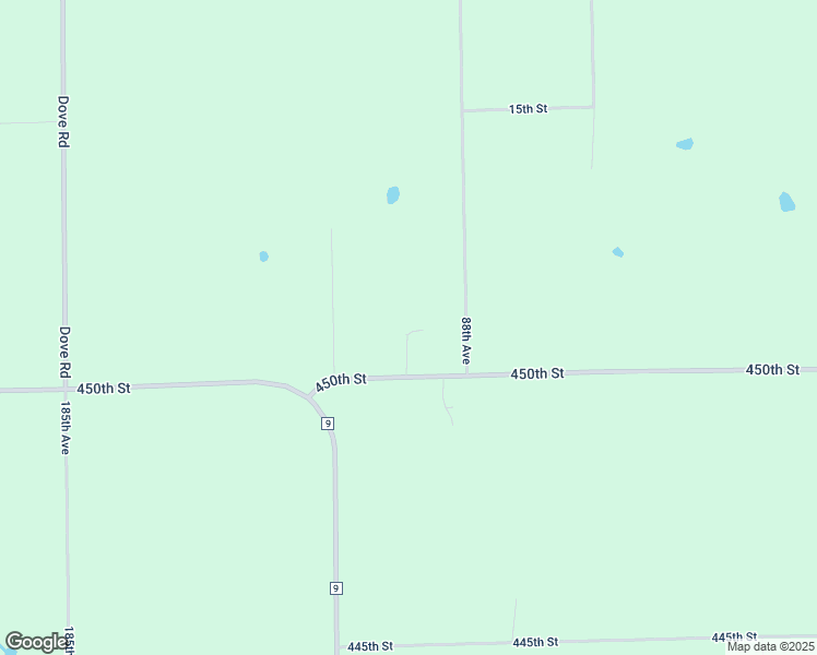map of restaurants, bars, coffee shops, grocery stores, and more near 8636 450th Street in Holdingford