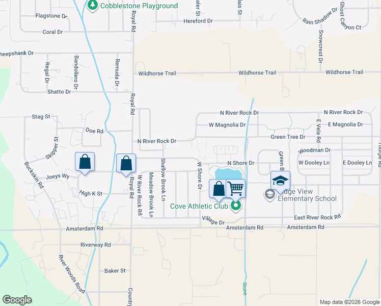 map of restaurants, bars, coffee shops, grocery stores, and more near 428 West Shore Drive in Belgrade