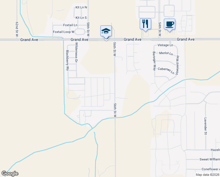 map of restaurants, bars, coffee shops, grocery stores, and more near North Fork Trail in Billings
