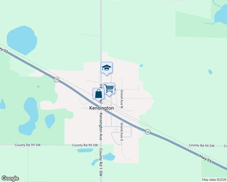 map of restaurants, bars, coffee shops, grocery stores, and more near 11 State Street in Kensington