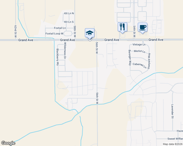 map of restaurants, bars, coffee shops, grocery stores, and more near North Fork Trail in Billings