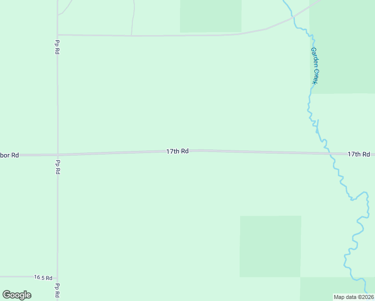 map of restaurants, bars, coffee shops, grocery stores, and more near 17th Road in Garden