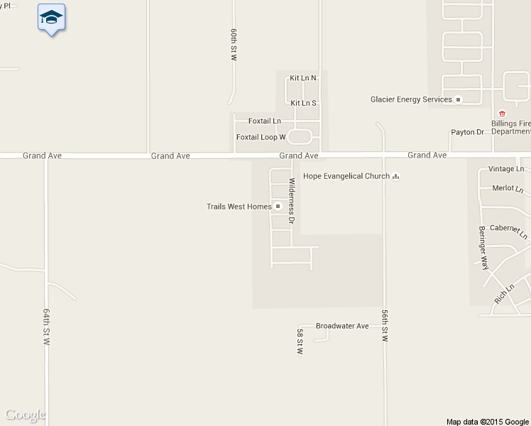 map of restaurants, bars, coffee shops, grocery stores, and more near 1120 Blackberry Way in Billings