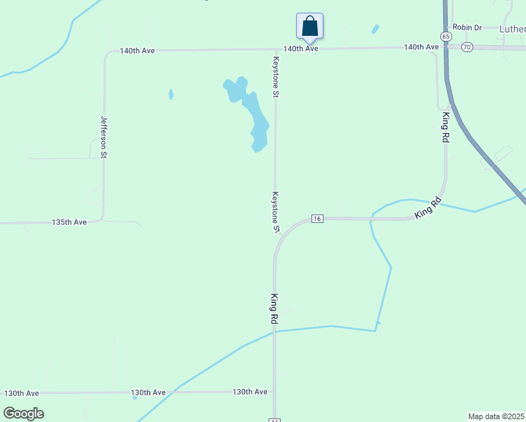 map of restaurants, bars, coffee shops, grocery stores, and more near 1351 Keystone Street in Ogilvie