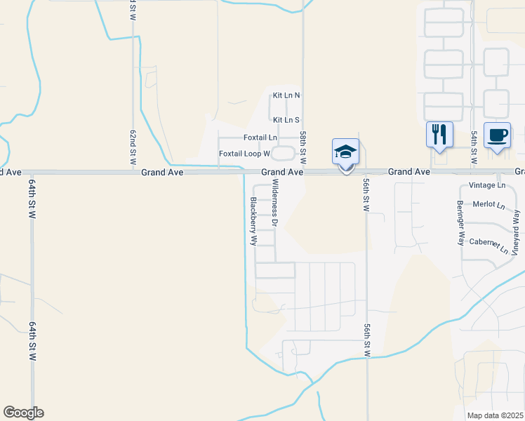 map of restaurants, bars, coffee shops, grocery stores, and more near 5821 Shooting Star TRL in Billings